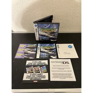 CASE + INSERTS ONLY Starfox Command Nintendo DS NO GAME